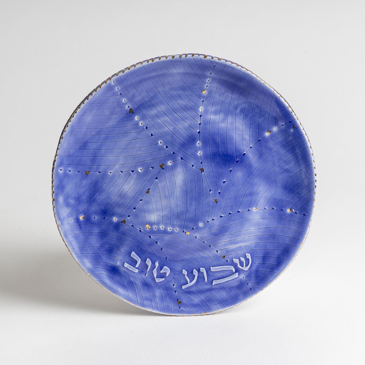 "shavua tov" blue and white breeze Havdalah Set