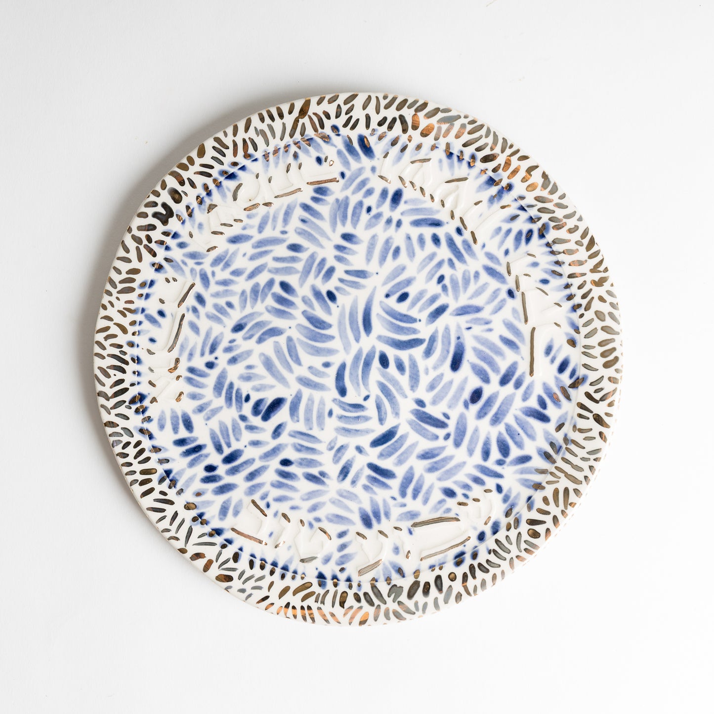 blue and white breeze havdallah set